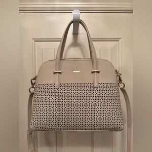 Kate Spade Tan and Cream Satchel